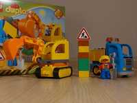 Ciężarówka i koparka gąsienicowa Lego Duplo 10812