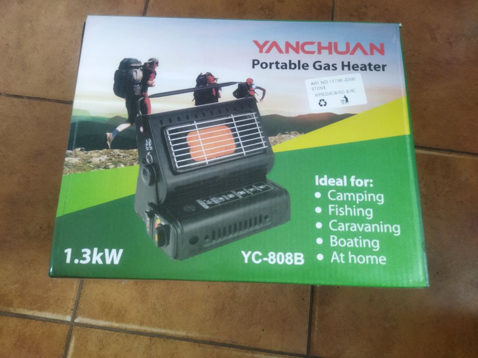 Газовий обігрівач-плита для кемпінгу