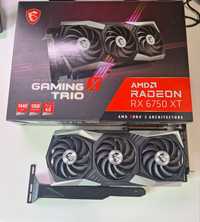 Karta graficzna MSI Radeon RX 6750 XT Gaming X Trio 12GB