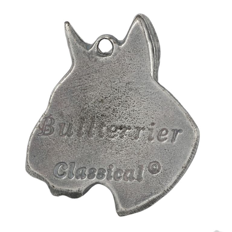 Bulterier brelok posrebrzany Art-Dog