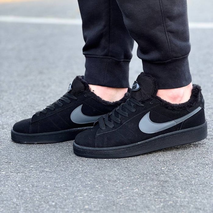 Чоловічі зимові кросівки на хутрі Nike (розміри 40-44)