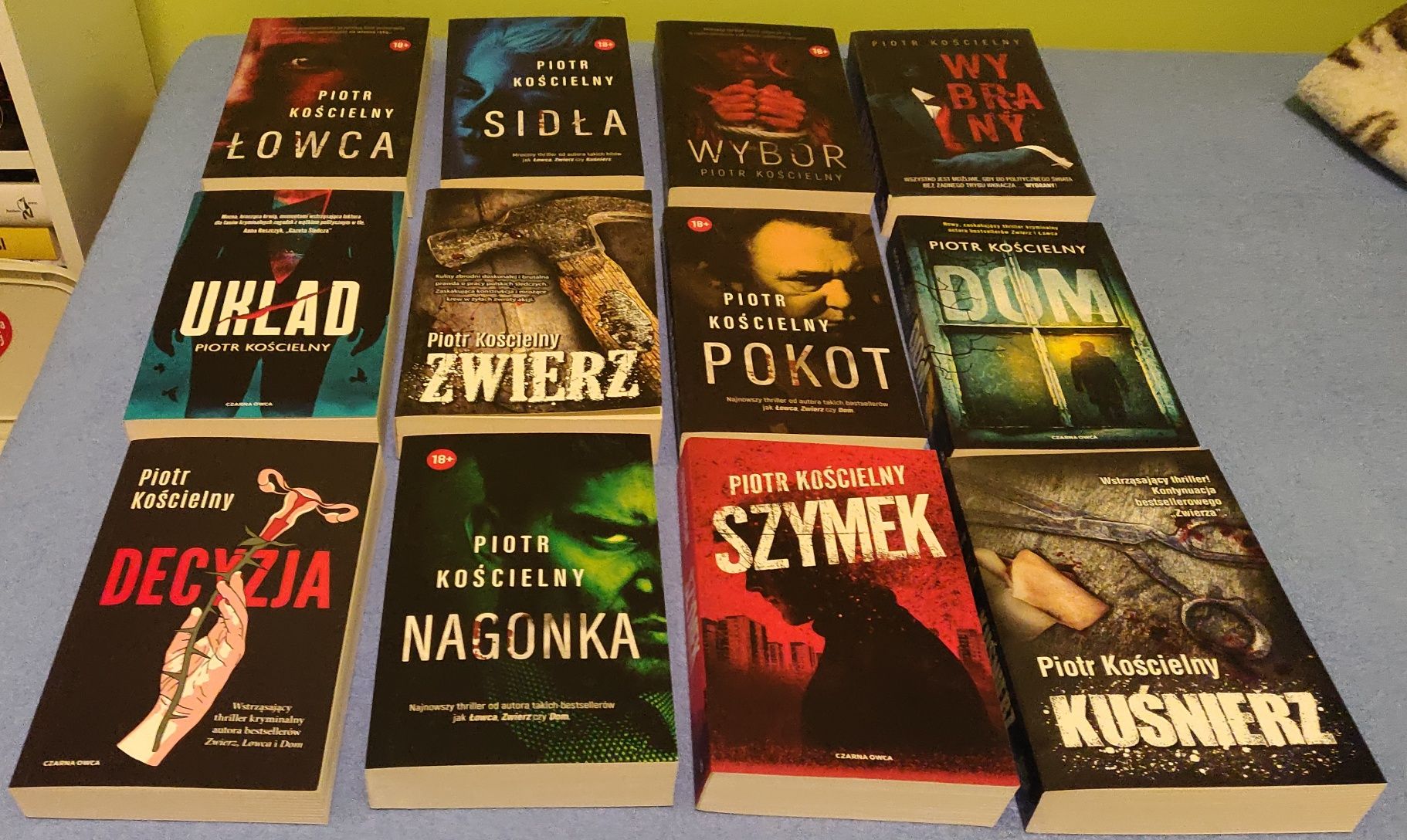 Piotr Kościelny - pakiet 12 książek (Wybrany, Łowca, Dom, Zwierz)