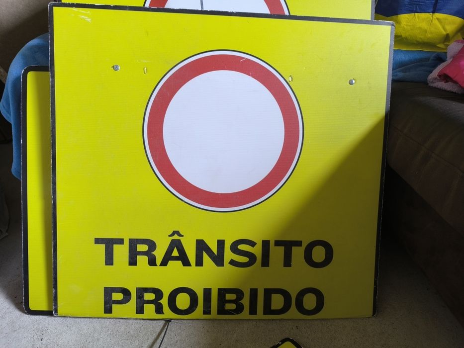 Vendo sinais para obras