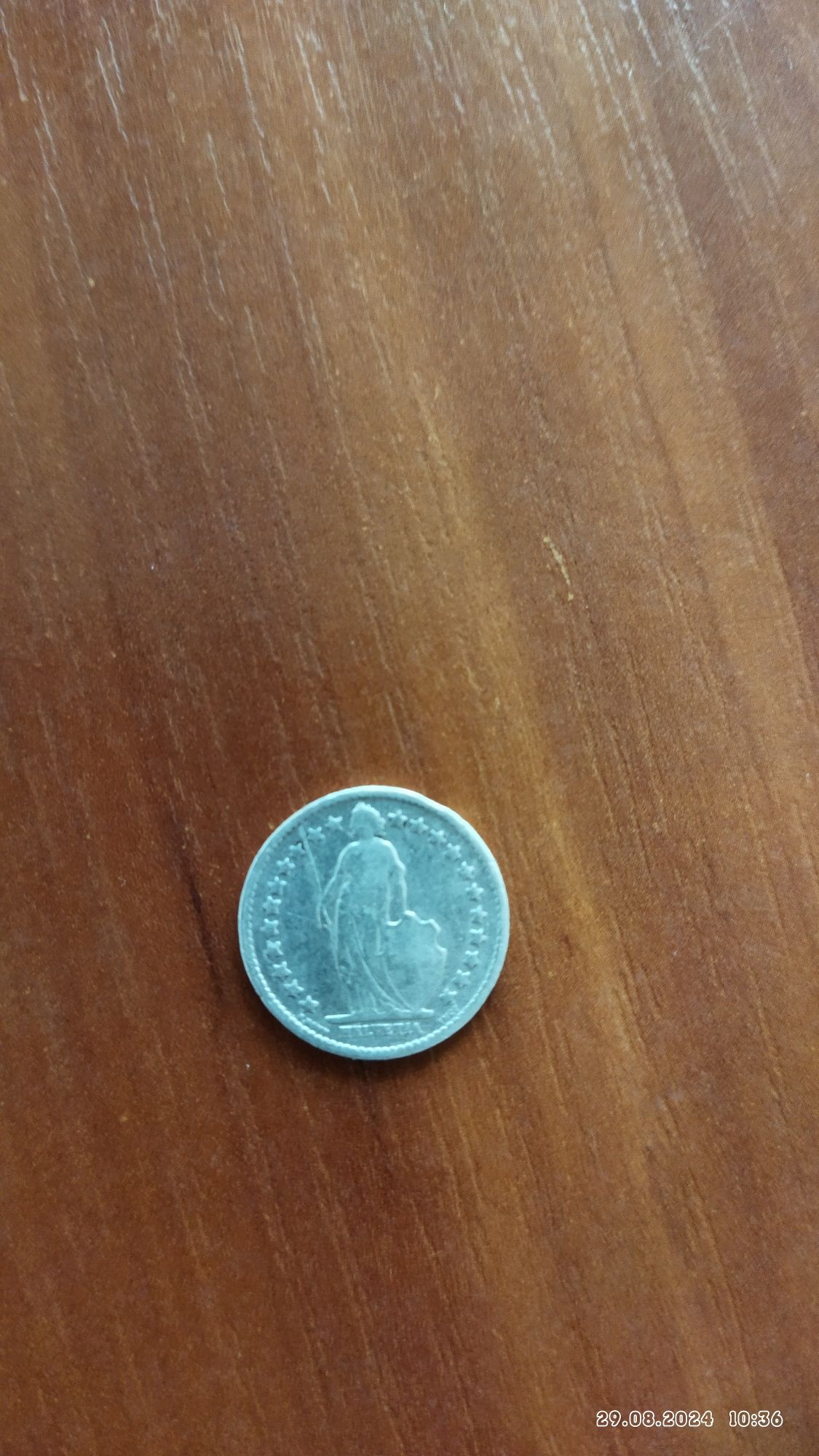 Продам 1/2 франка 1920года