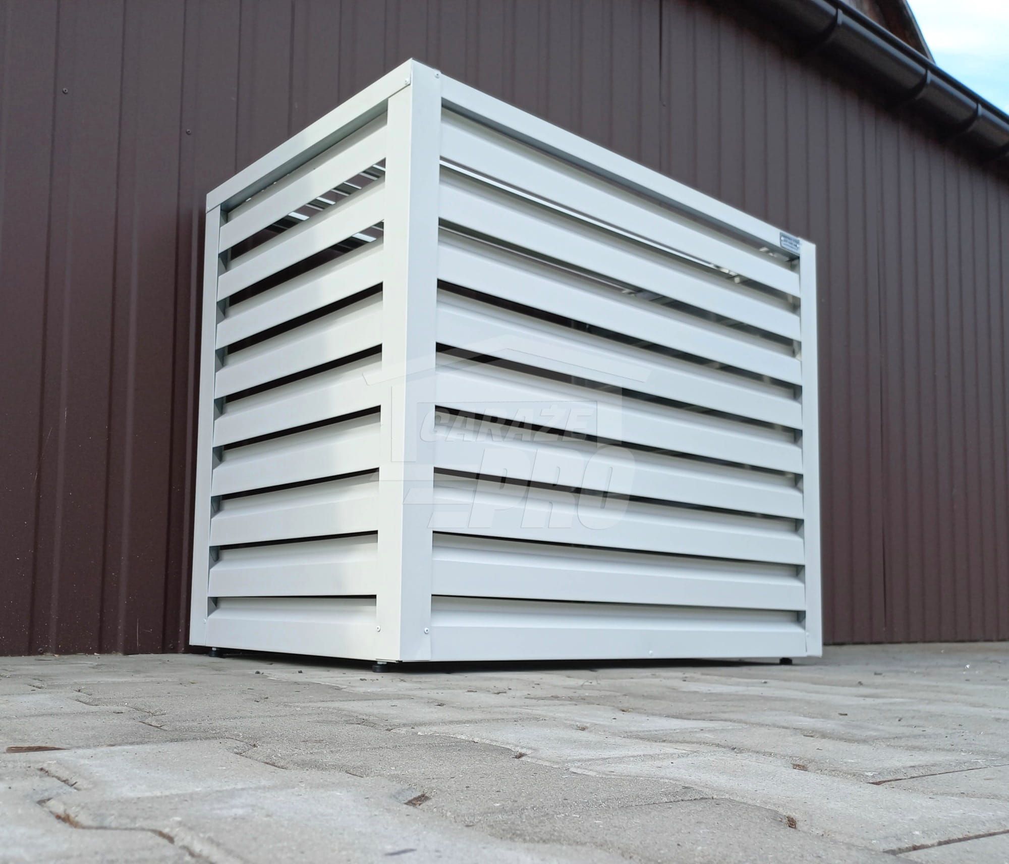 Osłona klimatyzatora - pompy ciepła 90x50x110 cm biały GP301