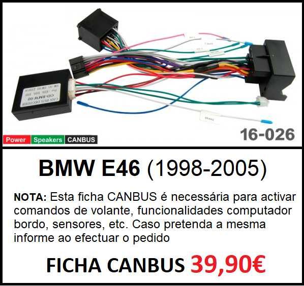 (NOVO) Rádio 2DIN 9" BMW E46 • Android [4+32GB] • 320 318 Serie 3