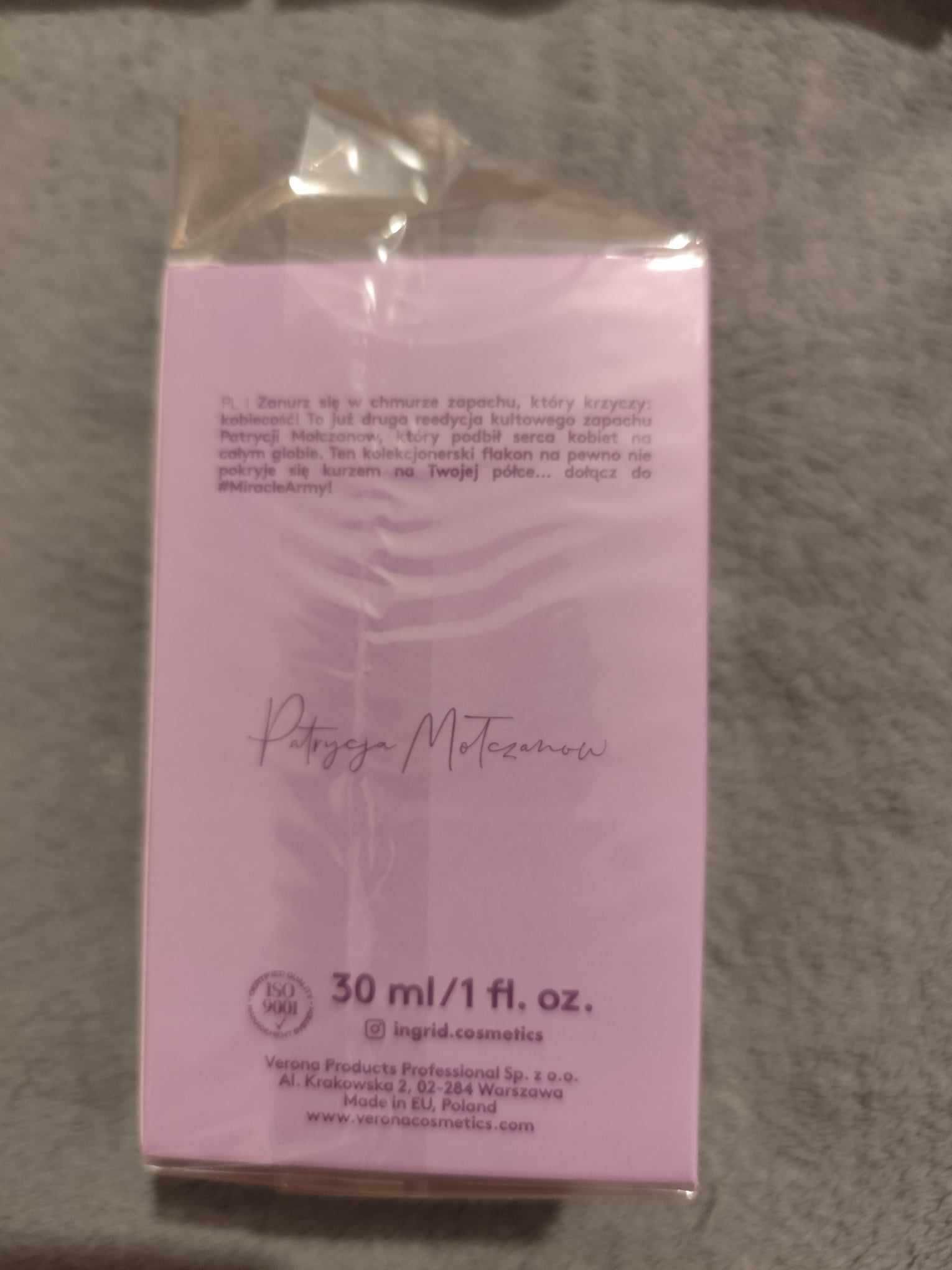 Nowe perfumy Ingrid Miracle Team X 30ml