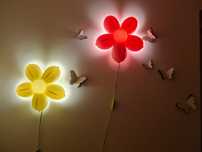 Lampki nocne "kwiatki" IKEA