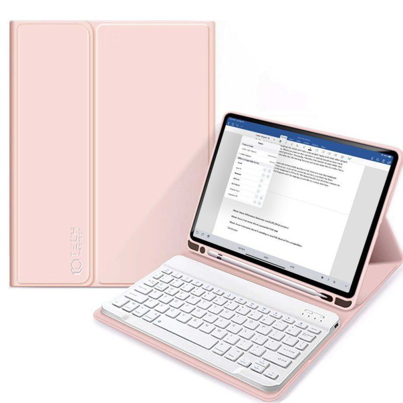 Tech-Protect Sc Pen + Keyboard Ipad 10.2 7 / 8 / 9 / 2019/2021 Pink
