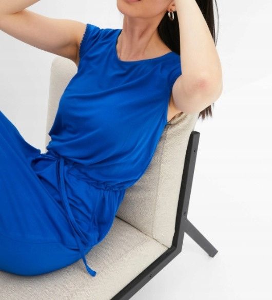 B.P.C sukienka niebieska z wiskozy ^44/46