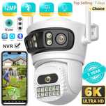 Камера 12МР 6К ICSee Xmeye Ip66 WIFI Rj45 онлайн вулична відеокамера