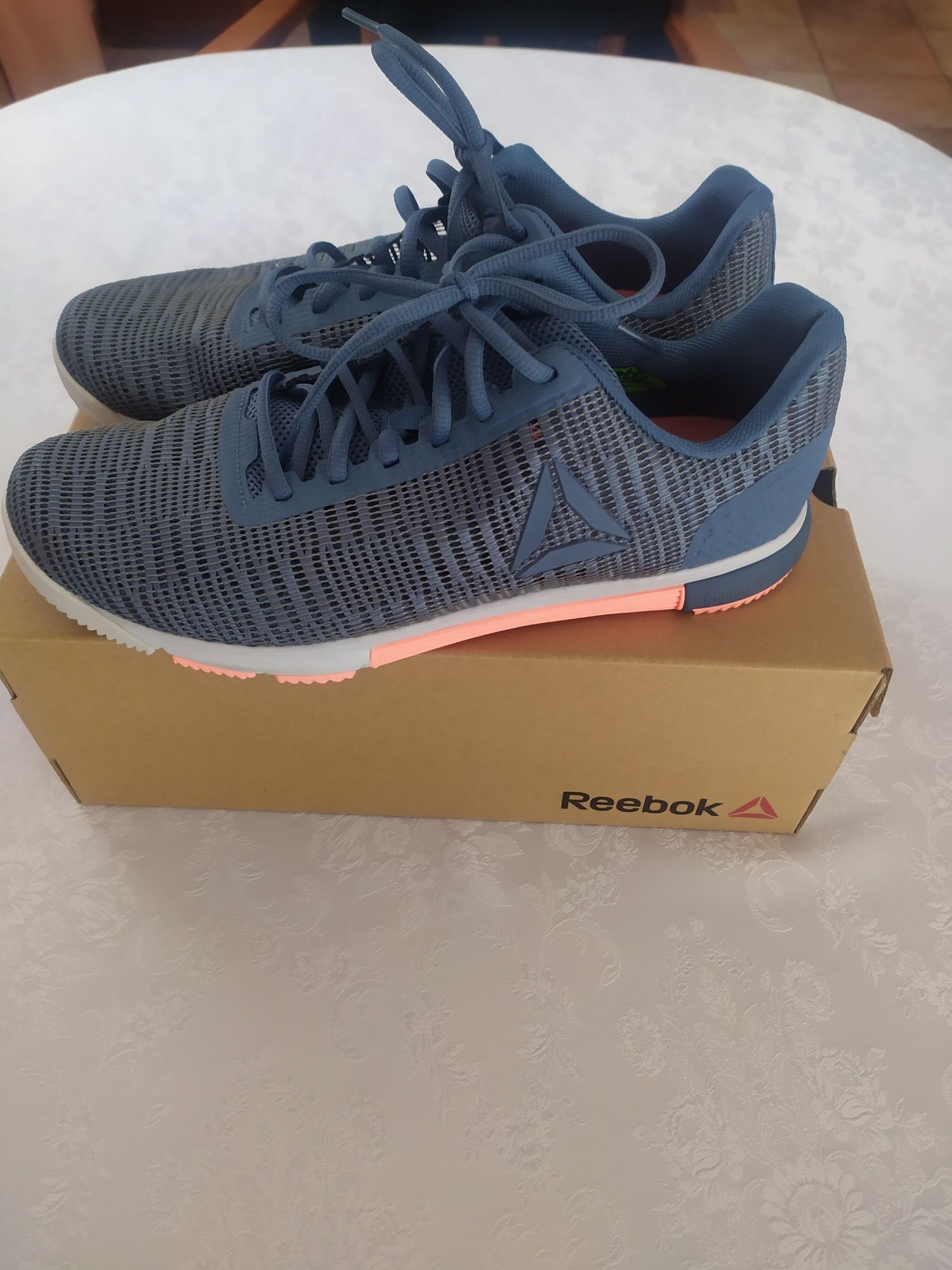 Reebok - niebieskie damskie buty sportowe rozmiar 41