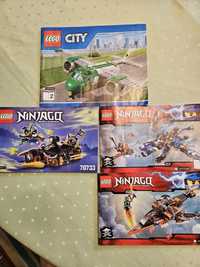 Zestawy instrukcje Lego ninjago city 70601, 60101, 70733