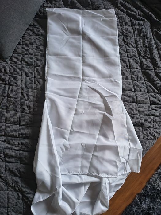 Pokrowiec biały na krzesło