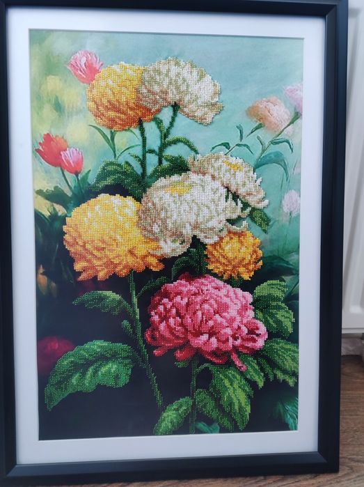 Картина квітів Іриски.