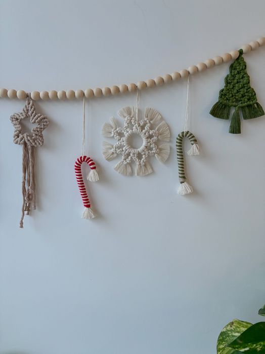 Girlanda zimowa świąteczna święta christmas zima choinka śnieżynka