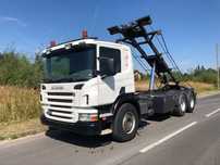 Scania P420 6x4 Wywrotka  6x4 Wywrotka linowiec manual stare tacho