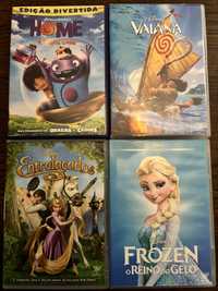 4 Filmes originais de animação “Princesas”