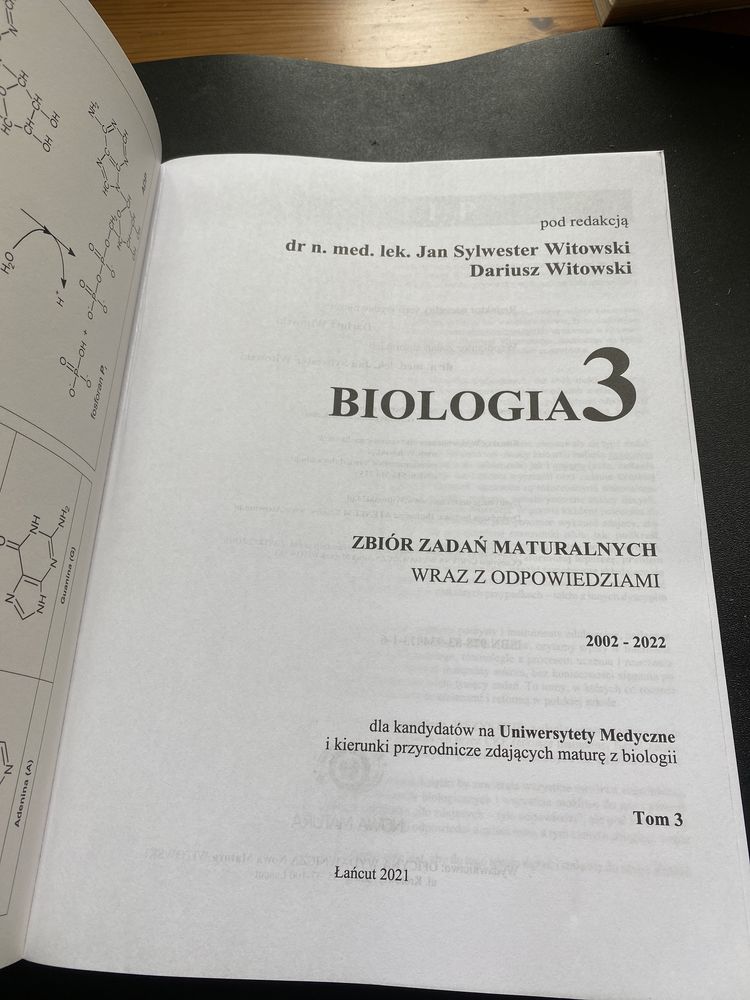 Zbiór zadań biologia Witowski