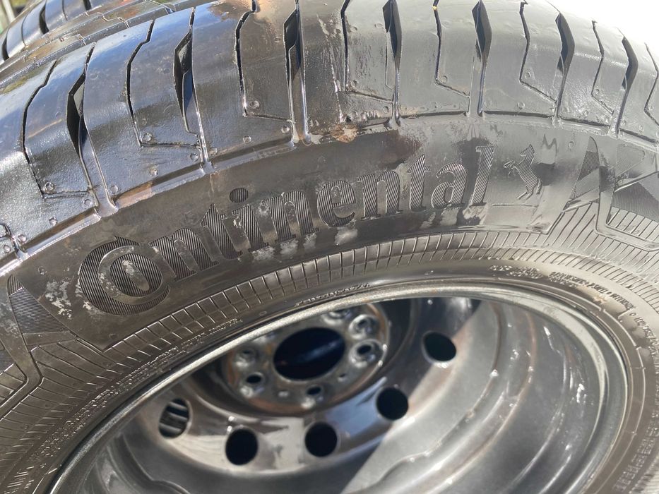 Kompletne koła Fiat Ducato 215/75R 15C prawie nowe ,salon