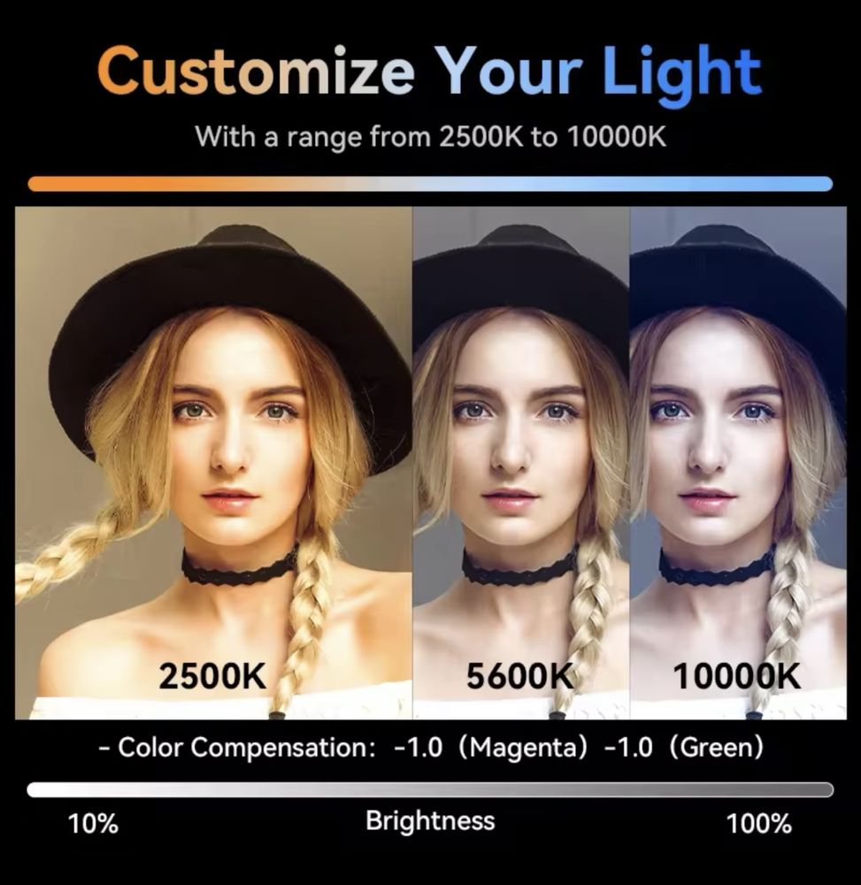 Постійне світло Ulanzi VL360 38W RGB led light stick