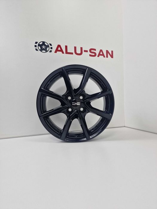 NOWE alufelgi DACIA 16" 4x100 DOKKER LODGY SANDERO - Czarny Połysk