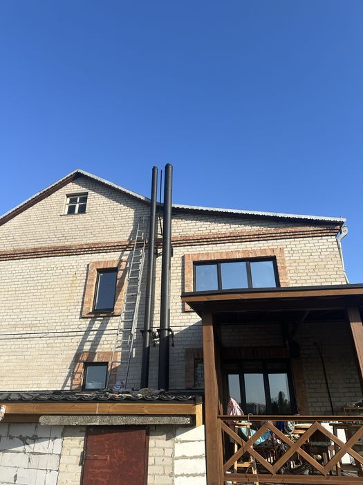 Loft Димохід для котла вентиляція