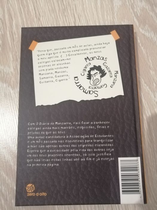 Livro "O Diário do Manzarra"