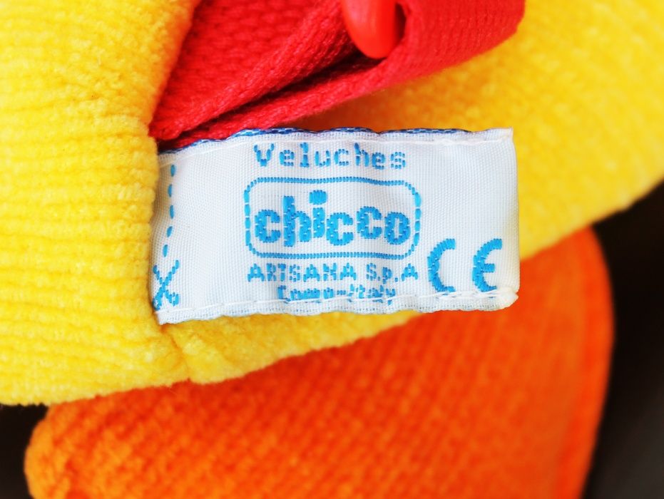 Peluche mochila de criança patinho da Chicco (NOVO SEM USO)