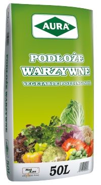 Podłoże warzywne Aura Hollas ziemia ogrodowa warzywna 50L