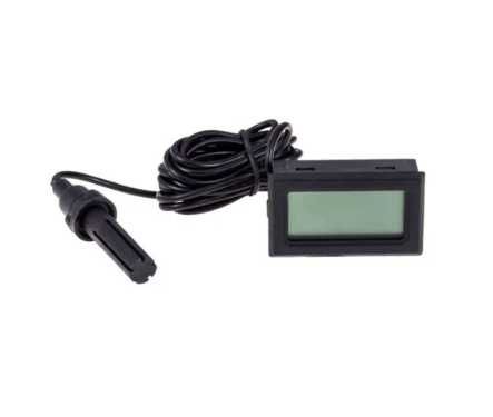 Termometr/higrometr elektroniczny cyfrowy z sondą wilgotnościomierz