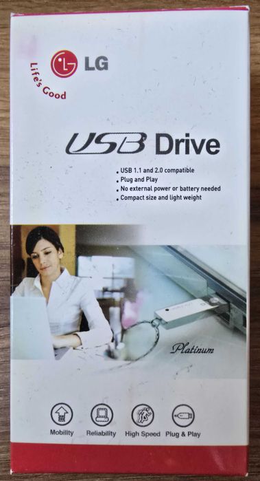 Elegancki pendrive firmy LG z 2007 roku