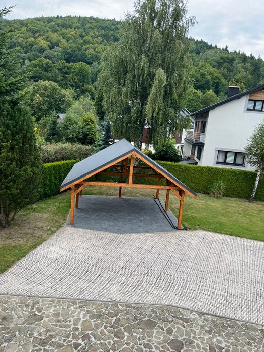Wiata garażowa 6x7m