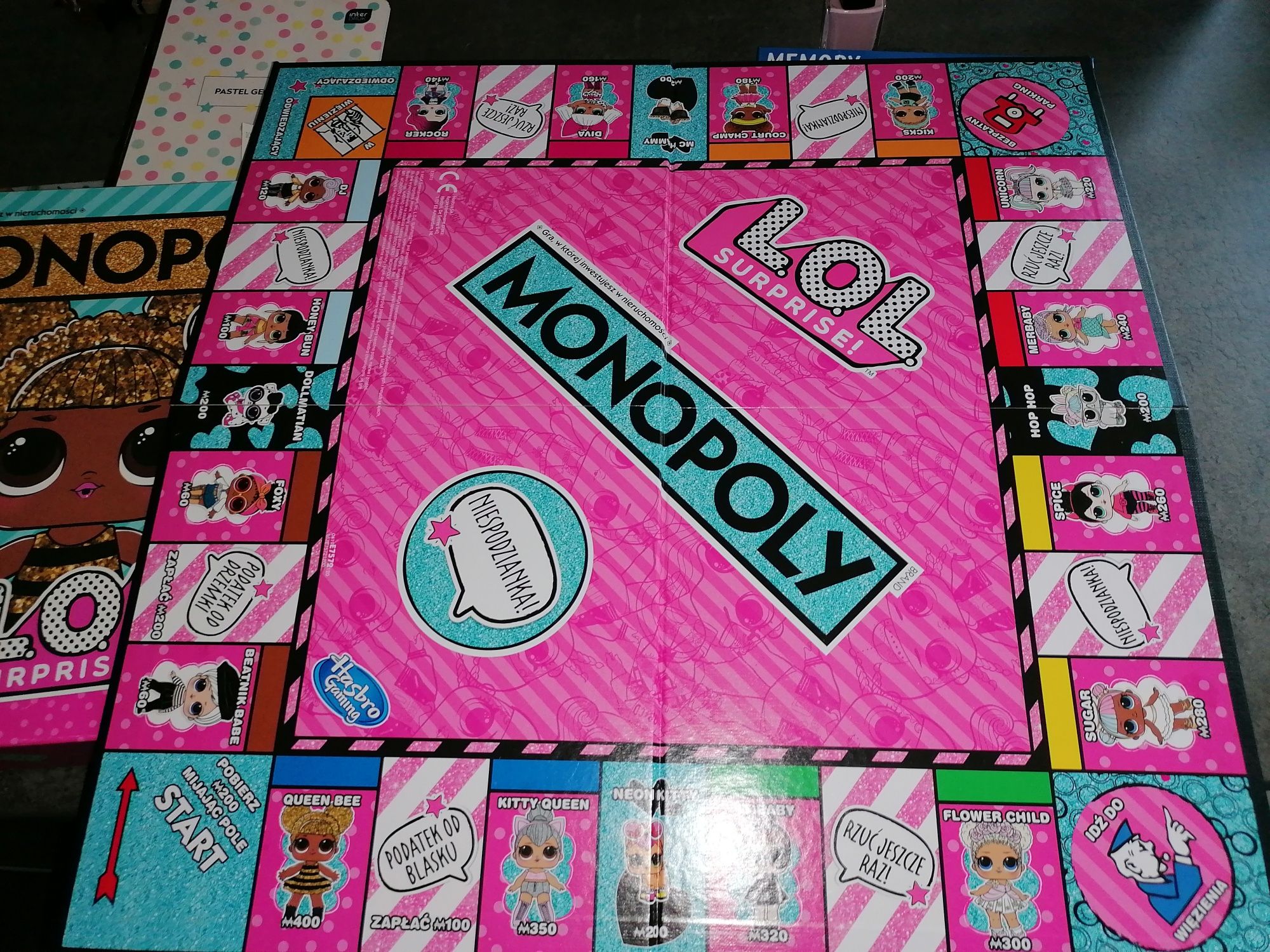 Gra hasbro monopoly lol surprise