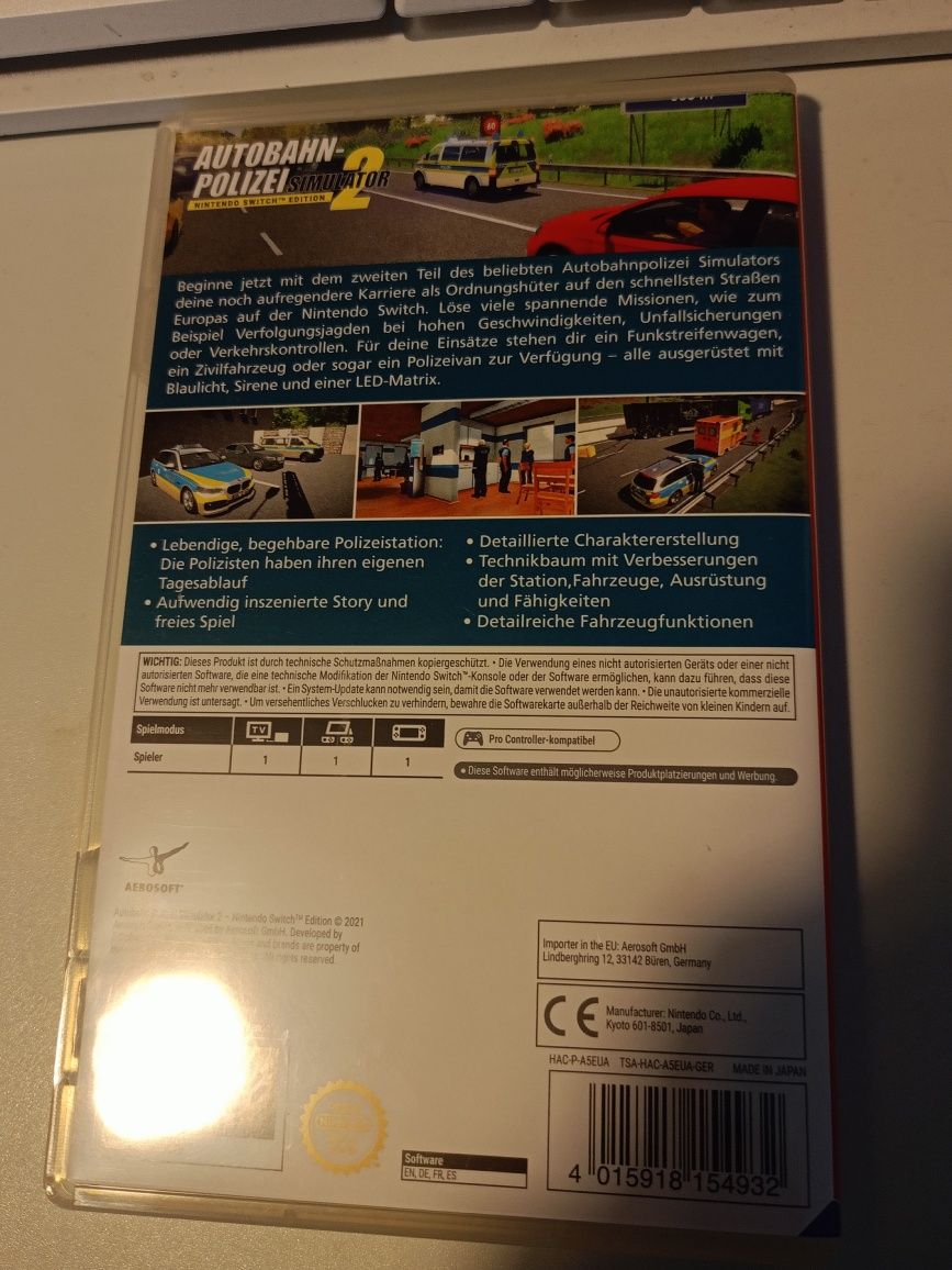 Autobahn-polizei Simulator Nintendo switch