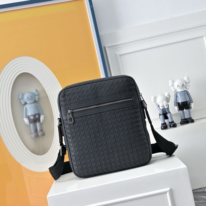 BOTTEGA VENETA стеганая кожаная сумка оригинал черная через плечо