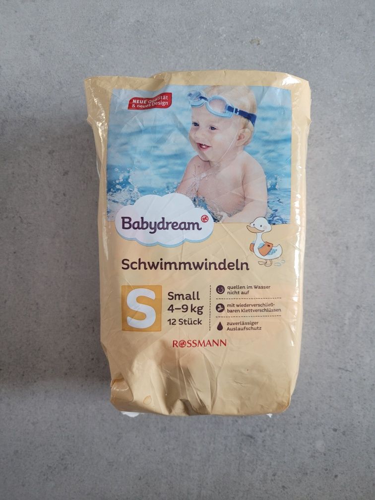 Pieluszki do pływania do wody Babydream pampersy S 4-9 kg