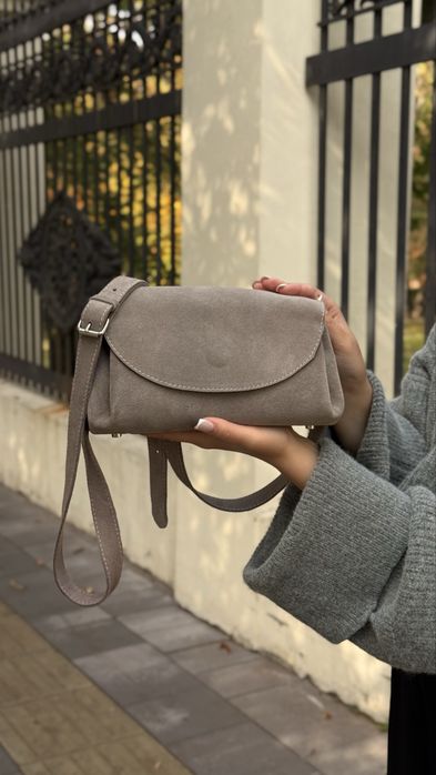 Замшева сумочка жіноча, замшева сумка