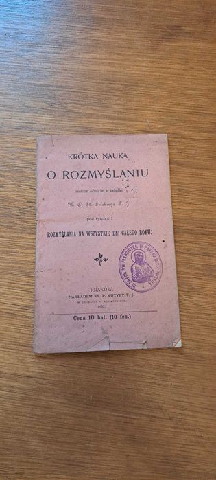 Książeczka 1901 rok