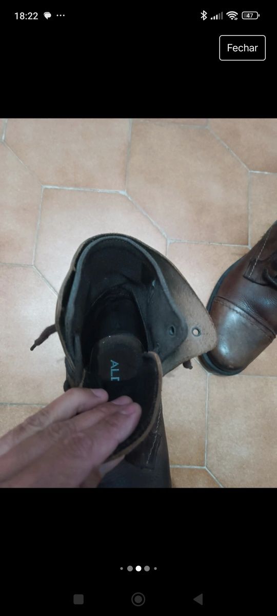Botas em pele Aldo