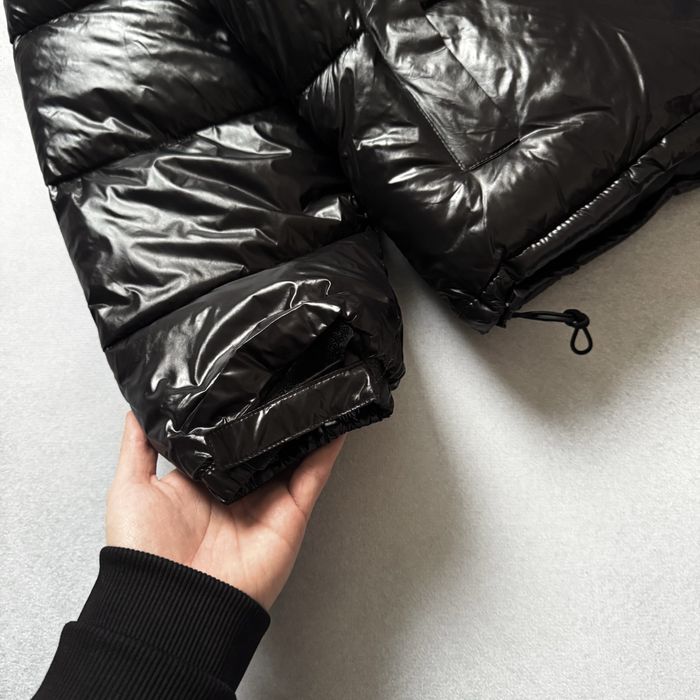 Пуховик The North Face Куртка Блестящий Пуховик Лаковый ТНФ TNF