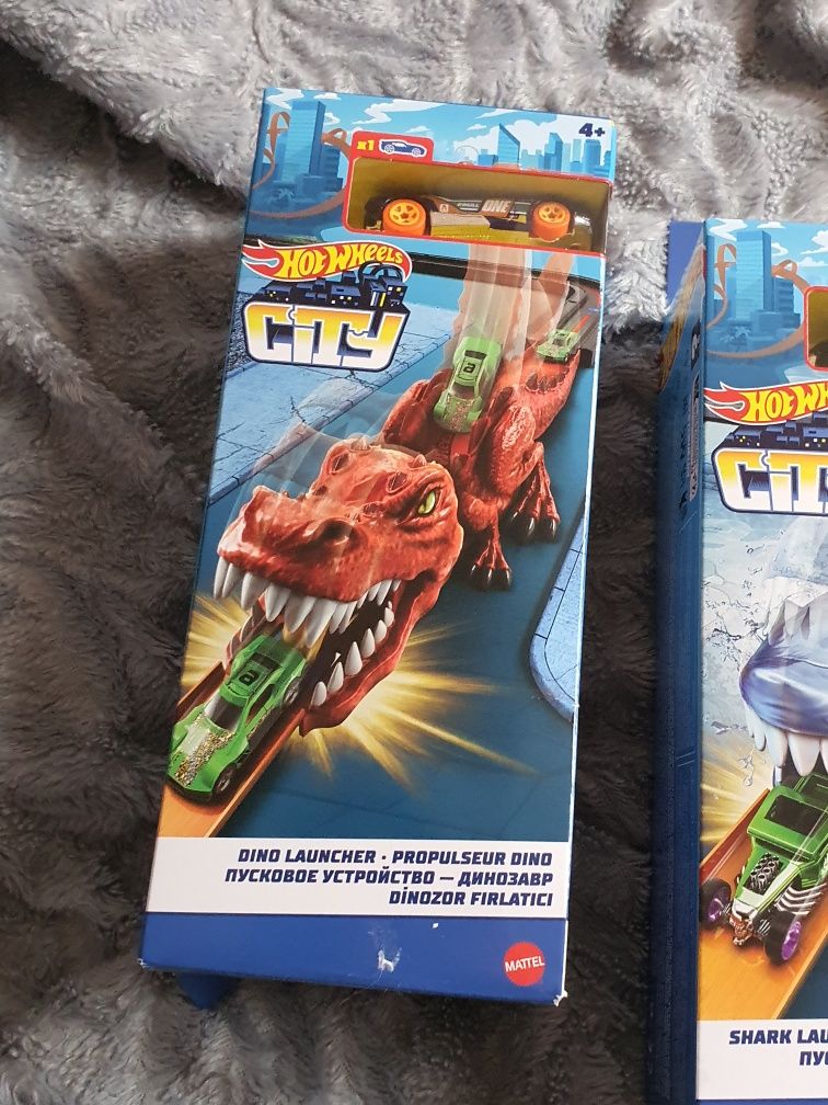 Oferta Dnia okazja 2xSamochodzik Hot wheels z wyrzutnia 2 w cenie 1