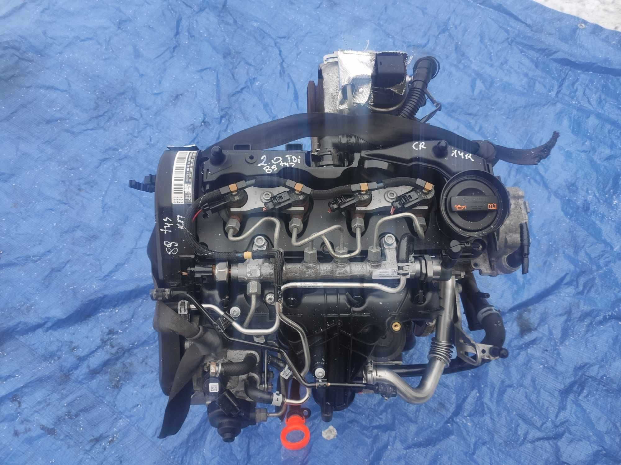 silnik 2,0 tdi cr audi a4 a5 a6 q5 CGL cjc gwarancja montarz komplet