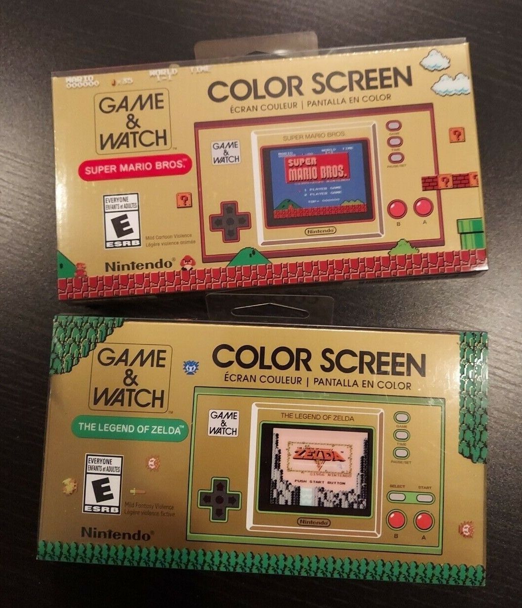 Nintendo Game & Watch Zelda + Super Mario