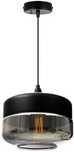 Nowoczesna Lampa Wisząca ze Szklanym Kloszem w Stylu Loft