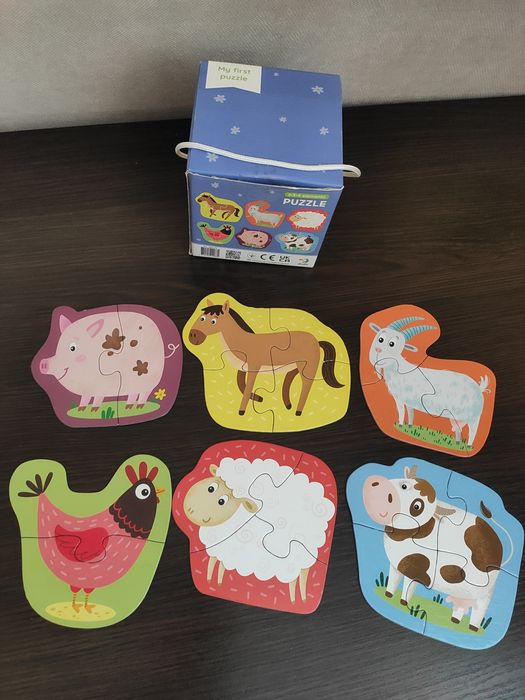 Пазли дитячі домашні тварини