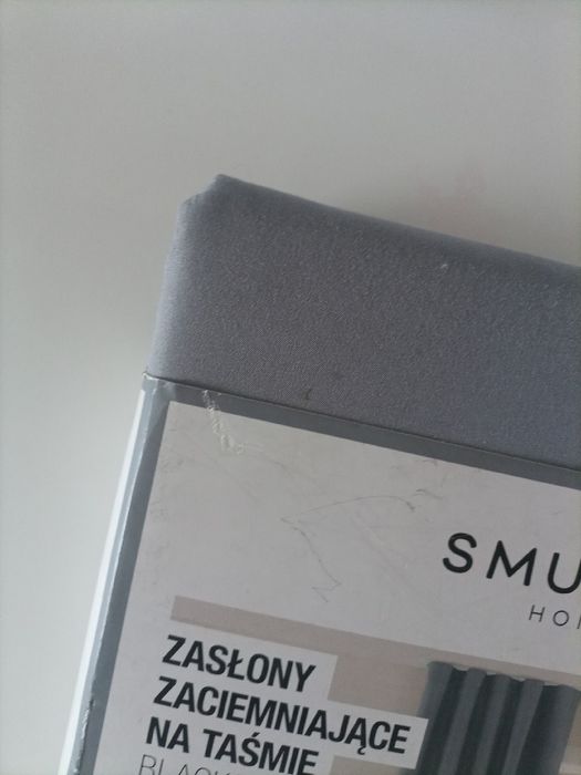 2 zasłony zaciemniające blackout 100% Smukee zestaw dwóch zasłon