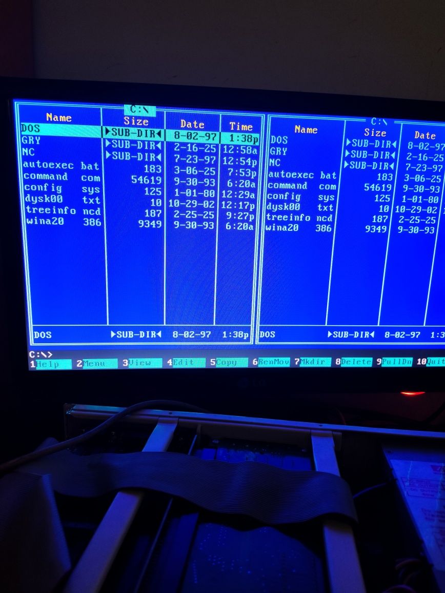 Retro zabytkowy komputer 386 AMD 40mhz