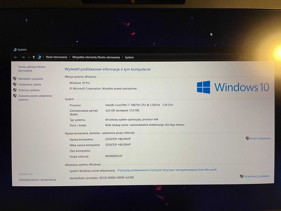 Laptop Dell Precision 7550