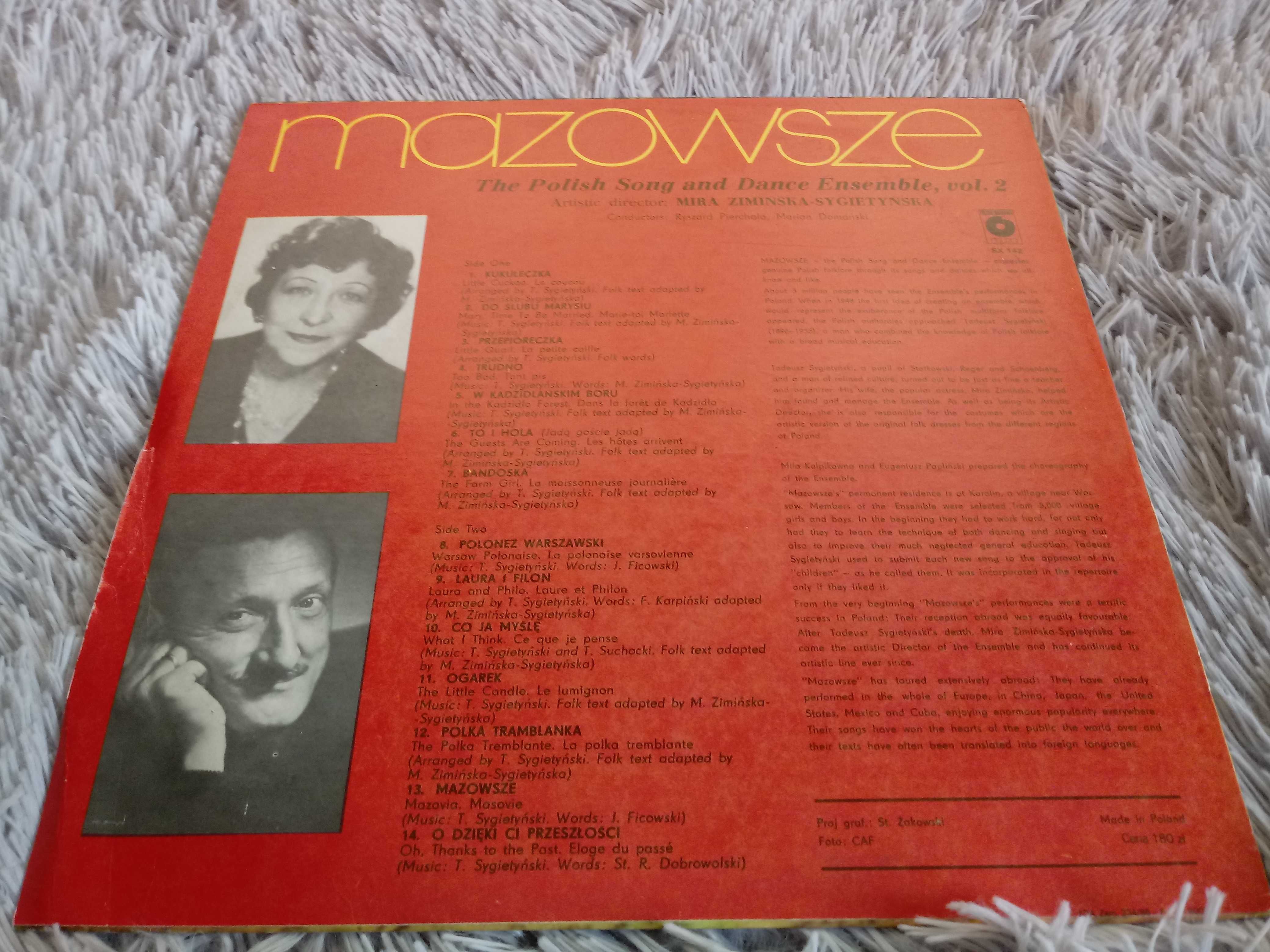 Winyl Winyle Płyta winylowa Płyty winylowe Mazowsze vol 2